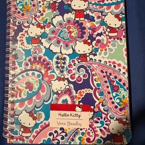 Vera Bradley Hello Kitty Floral Paisley Notebook